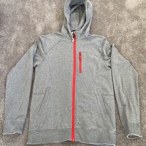 Lululemon Men’s Gray Zipper Hoodie Sz M